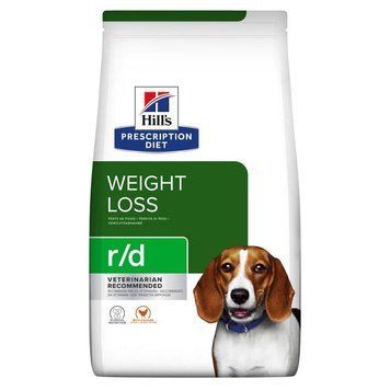Hill's PRESCRIPTION DIET r/d Сухой корм для собак для снижения веса, с курицей, 10 кг 606401 фото