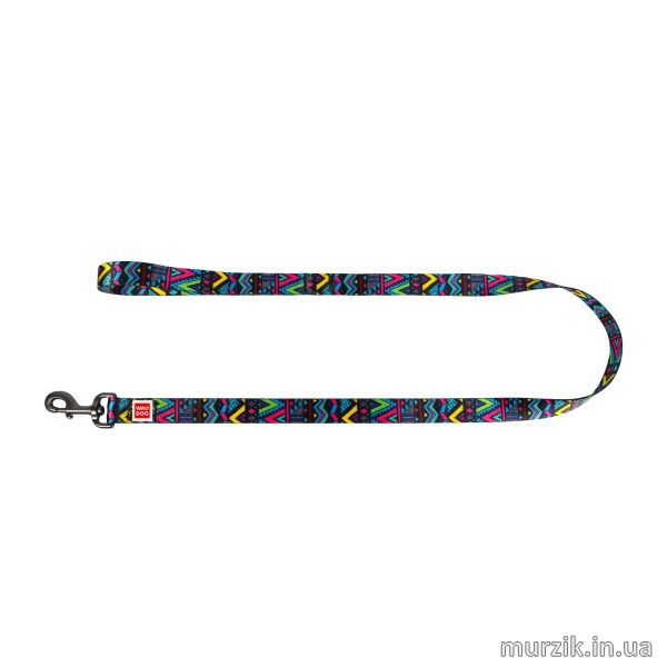 Поводок для собак Collar WAUDOG Nylon с рисунком "Инди", нейлон, 122 см / 25 мм 41456704 фото