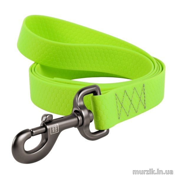 Поводок для собак Collar WAU DOG Waterproof, 122 см/ 20 мм, материал - COLLARTEX, салатовый 41456489 фото