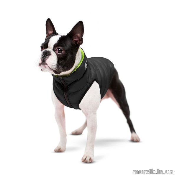 Курточка для собак Collar AiryVest, двусторонняя, M50, салатово-черная 41494782 фото