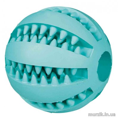 Игрушка для собак "Мяч для зубов Mintfresh бейсбольный" 7 см 1452056 фото