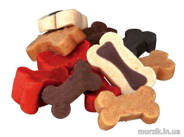Ласощі Trixie Soft Snack Bony Mix для собак з яловичиною ягням лососем та куркою 500 г 31496 фото