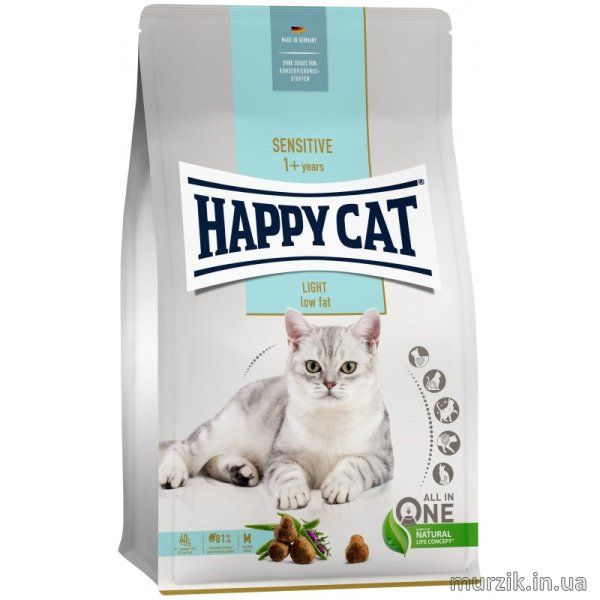 Сухой корм для кошек Happy Cat Light 1,4 кг. 9154443 фото