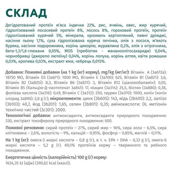 Сухой корм для собак малых пород Optimeal (Оптимил) с лососем 1,5 кг 51490915 фото