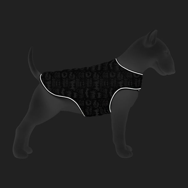 Курточка-накидка для собак WAUDOG Clothes, малюнок "Бетмен біло-блакитний", XXS, А 23 см, B 29-36 см, С 14-20 см 506-4001 фото