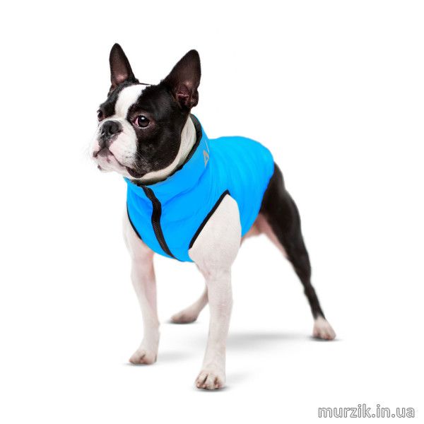 Курточка для собак Collar AiryVest, двусторонняя, L55, черно-голубая 41494792 фото