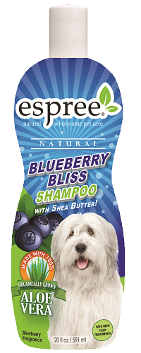 Шампунь для собак «черничное блаженство» с маслом Ши Espree (Blueberry Bliss Shampoo with Shea Butter) 591 мл. 9128350 фото