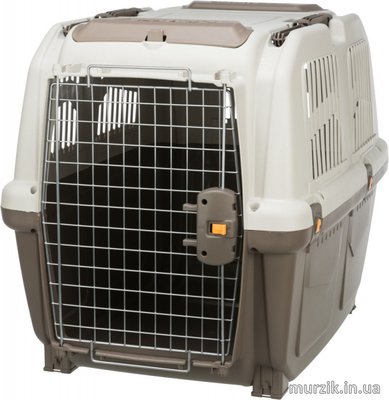 Контейнер-переноска для котов и собак Trixie "Skudo 1" 30x32x49 см (коричневая) до 12кг. 39735 фото