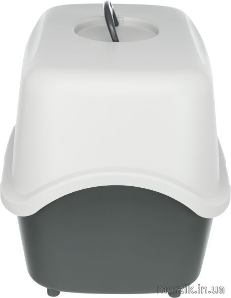 Туалет для кошек Trixie "Vico", закрытый, с дверью, 40 х 40 х 56 см, серый / белый 40271 фото