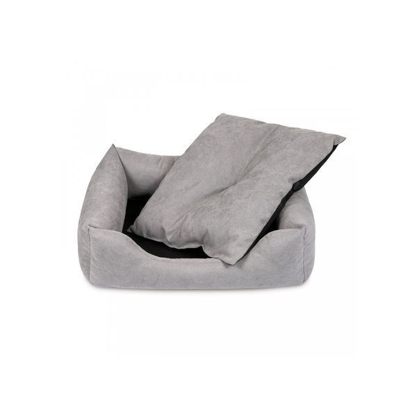 Лежак Pet Fashion Denver №1 для собак серый 60х50х18 см PR243007 фото