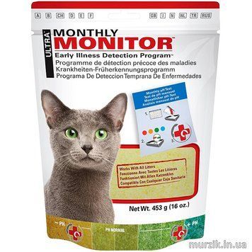 Добавка-индикатор рН мочи Litter Pearls MonthlyMonitor (МАНЗЛИ МОНИТОР), 0,453 кг 10718 фото