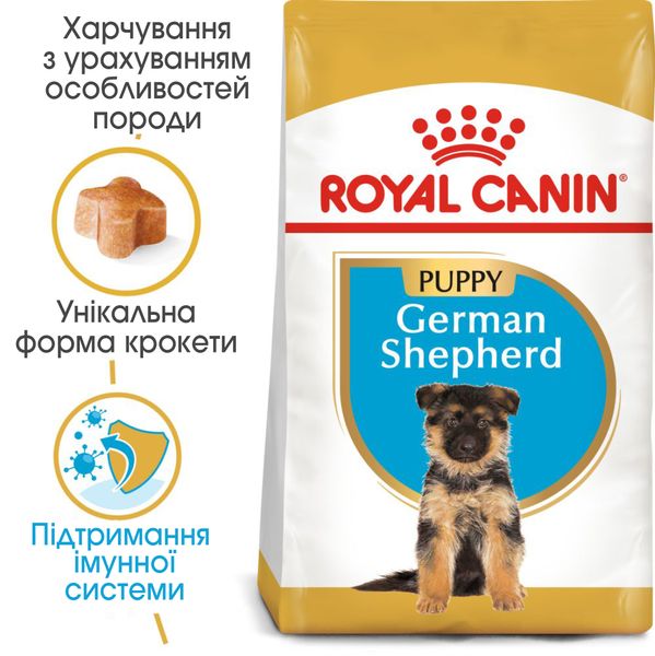 Сухий корм для цуценят Німецької вівчарки Royal Canin (Роял Канін) German Shepherd Puppy 12 кг. 25191201 фото