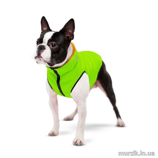 Курточка для собак Collar AiryVest, двусторонняя, L55, оранжево-cалатовая 41494795 фото