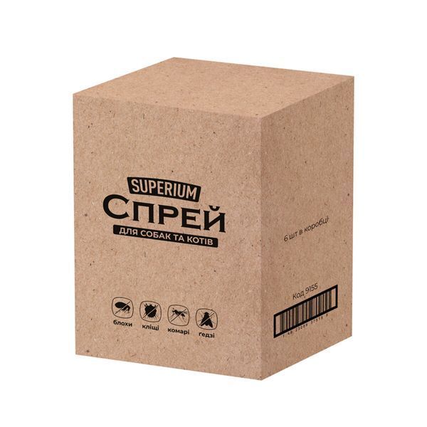 СУПЕРИУМ Блокер спрей от блох, клещей, комаров и оводов для котов и собак, 200 мл 9155 фото