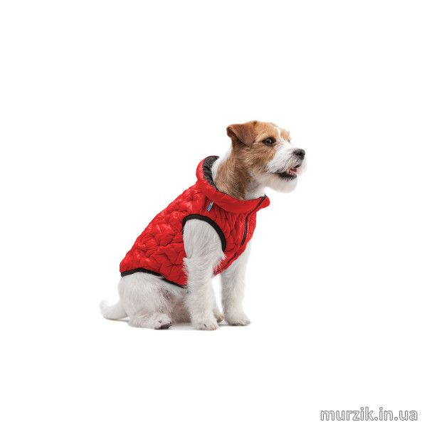 Курточка для собак Collar AiryVest UNI, двусторонняя, L55, красная/черная 41497484 фото