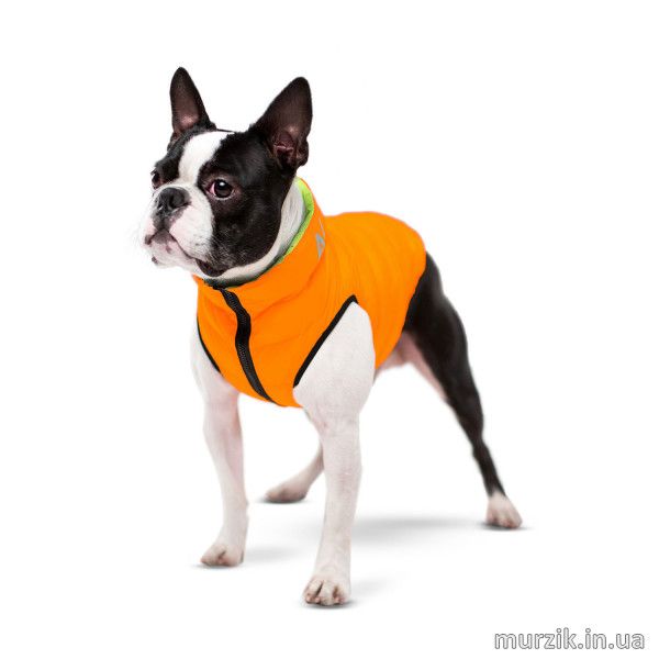 Курточка для собак Collar AiryVest, двусторонняя, L55, оранжево-cалатовая 41494795 фото