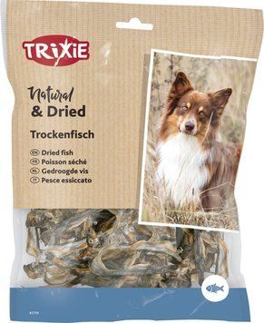 Лакомство Trixie Sprats dried fish for dogs для собак Шпроты вяленая рыба для собак 200 г 2799 фото