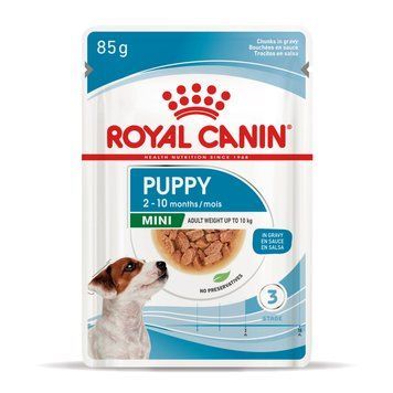 Вологий корм Royal Canin (Роял Канин) Mini Puppy в соусі для цуценят дрібних порід 85 г (12 шт) 10990019 фото