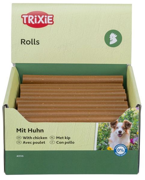 Ласощі Trixie для собак Палички жувальна з куркою 17 см 65г 50 шт 31745 фото