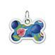 Адресник для собак і котів металевий WAUDOG Smart ID з QR паспортом, малюнок "Інжир", кістка, Д 40 мм, Ш 28 мм 231-4053 фото 2
