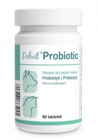 Кормовая добавка для собак и кошек Dolvit Probiotic (Долвит Пробиотик) пробиотики 60 табл. 4005-60 фото