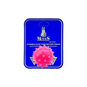 Мяч Мина розовый размер XS-4см, Дента (Denta) игрушка для собак MODES ЗС000162 фото