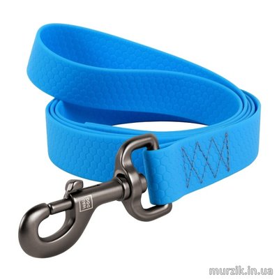 Поводок для собак Collar WAU DOG Waterproof, 183 см/ 20 мм, материал - COLLARTEX, голубой 41456583 фото