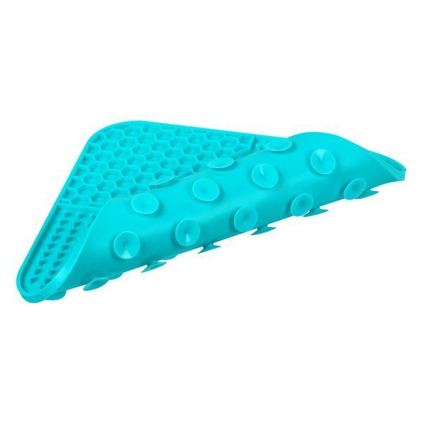 Коврик для слизывания WAUDOG Silicone, 190х190х10 мм, голубой 23527 фото