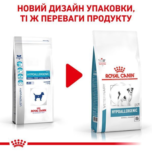 Сухий корм для собак дрібних порід Royal Canin (Роял Канін) Hypoallergenic Small Dog 1 кг. 3952010 фото