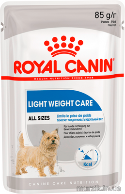 Влажный корм Royal Canin (Роял Канин) LIGHT WEIGHT CARE POUCH LOAF (Лайт Вэйт Кэа) паштет, 85 г (упаковка 12 шт) 32601938 фото