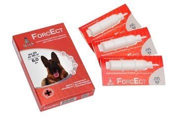 ФорсЕкт (ForcEct) протипаразитарні краплі для собак та цуценят 20-30 кг, 6,0 мл, MODES (від бліх, від кліщів) ЗС000313 фото