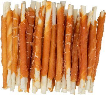 Ласощі Trixie Denta Fun Chewing Rolls для собак Паличка для чищення зубів з куркою 12 см 70 г 6 шт 31325 фото