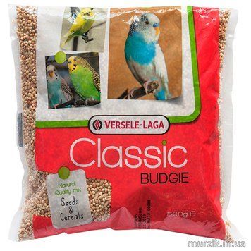 Versele-Laga Classic Budgie (ВЕРСЕЛЕ-ЛАГА КЛАССИК БАДЖИ) корм для волнистых попугаев, 0,5 кг 211526 фото