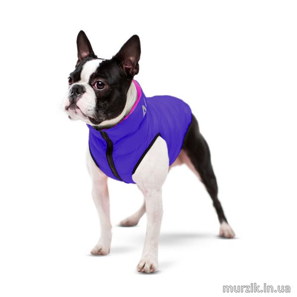 Курточка для собак Collar AiryVest, двусторонняя, L55, розово-фиолетовая 41494799 фото