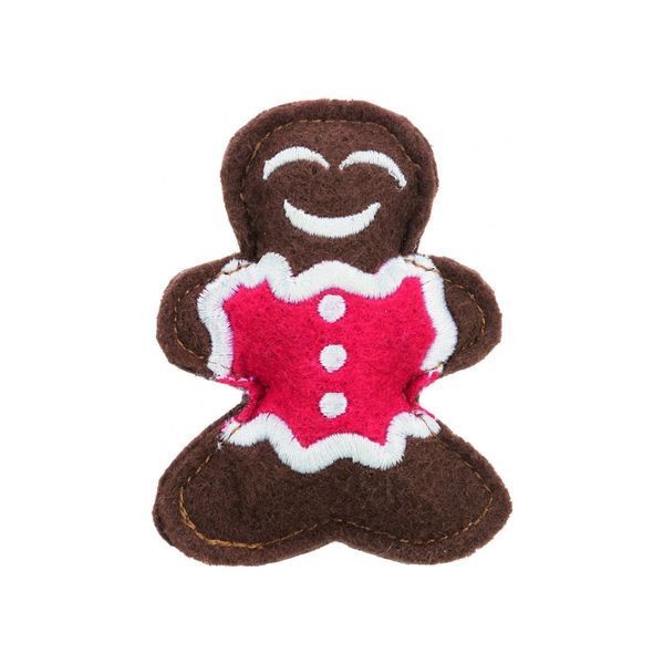 Игрушка Trixie для кошек Рождественские лось и пряниковая фигурка фетр 2 шт 8 см арт 92548 92548_Christmas фото