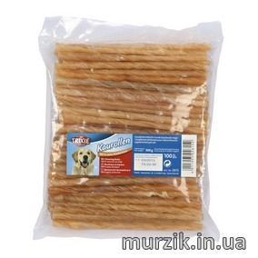 Ласощі Trixie для собак Палички жувальні натуральна шкіра 12 см/9-10 мм 850 г 100 шт 2617 фото