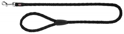 Поводок для собак Trixie Cavo, круглого плетения, нейлон, 1,00 м / o 18 мм, черный 42067152 фото