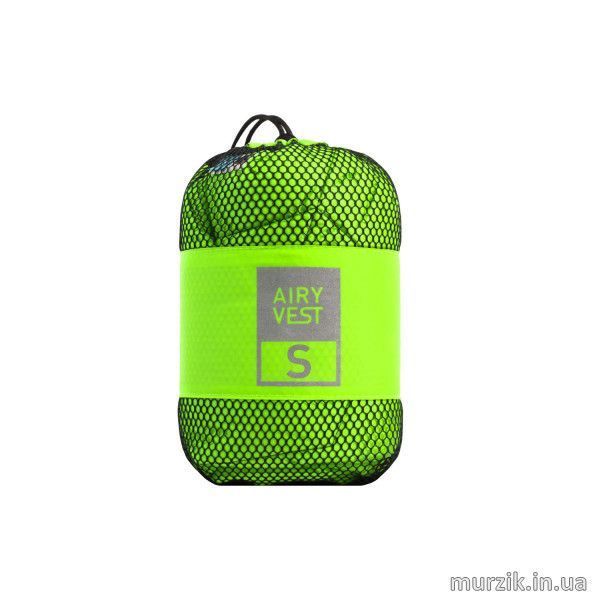 Подстилка для для собак AiryVest, размер L, 100х70 см, салатово-черная 42076538 фото