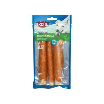 Ласощі Trixie Denta Fun для собак Палички для чищення зубів з куркою 17 см 140 г 3 шт 31327 фото