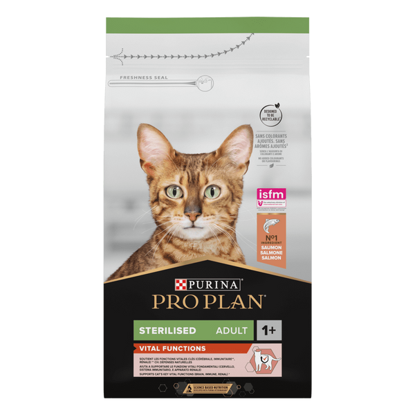 Сухой корм PRO PLAN&reg; Sterilised для взрослых стерилизованных кошек с лососем 3 кг 12539001 фото