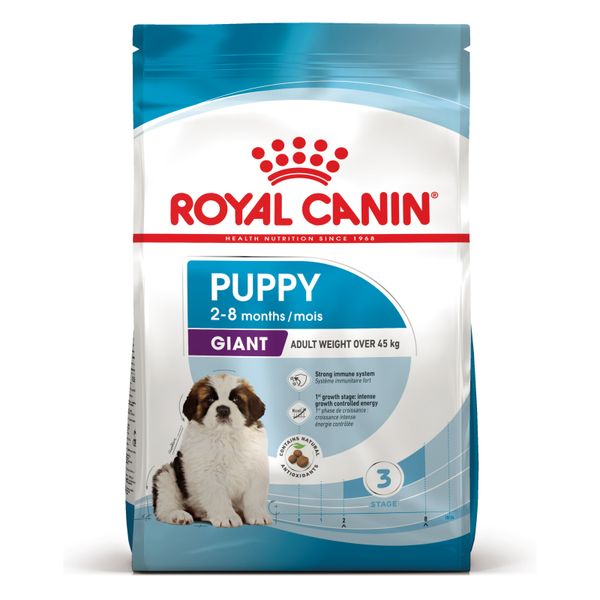 Сухой корм для щенков гигантских пород до 8 мес. Royal Canin (Роял Канин) Giant Puppy 15 кг. 3030150 фото