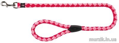 Поводок для собак Trixie Cavo, круглого плетения, нейлон, 1,00 м / o 18 мм, фламинго / фуксия 42067154 фото