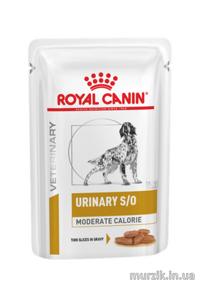 Влажный корм для собак при мочекаменной болезни Royal Canin (Роял Канин) Urinary S / O Moderate Calorie Dog 100 г./12 шт (упаковка) 32602704 фото