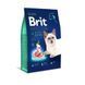 Сухий корм Brit Premium Cat by Nature Sensitive для котів із чутливим травленням, з ягням, 8 кг 171873 фото 1