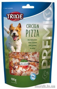 Лакомство Trixie Premio Chicken Pizza для собак пицца с курицей 100 г 31702 фото