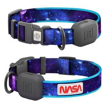 Нашийник для собак з підсвічуванням WAUDOG LED, NASA21, Type-C, S-M, Ш 25 мм, Дов 31-45 cm 273-0148 фото