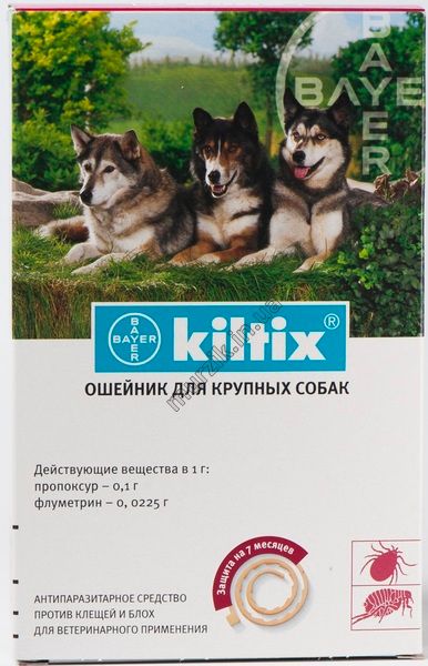 Ошейник антиблошиный КИЛТИКС Kiltix большой (66см) 1711758 фото