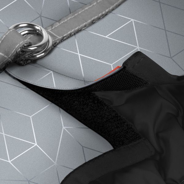 Шлея для собак м'яка WAUDOG Clothes c QR-паспортом, світловідбивна, XS1 B 24-27 см, C 18-20 см 2926 фото
