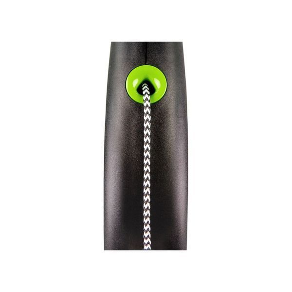 Повідець-рулетка Flexi для собак Black Design трос зелена розмір XS 3 м/8 кг FL 033227 фото