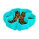 Миска для медленного кормления WAUDOG Silicone, 750 мл, голубой 235411 фото 6